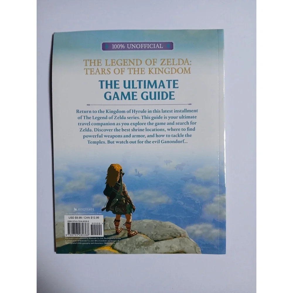 Zelda Tears of the Kingdom Ultimate Game Guide Strategy Book Kingfisher 2023